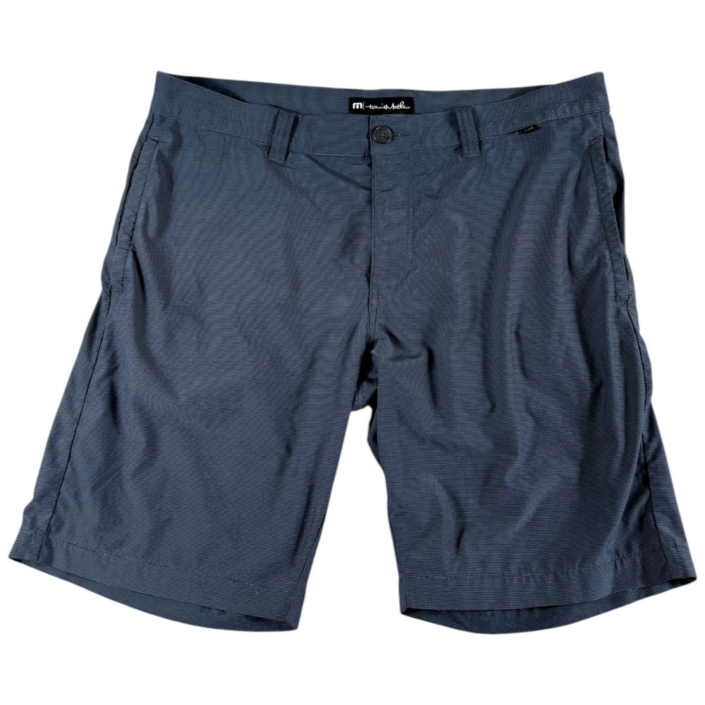 Travis Mathew Shorts Mens 36 Blue Stretch Premium Lightweight Active Outdoors